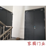 Shaoxing Keqiao installation of flat steel fire doors